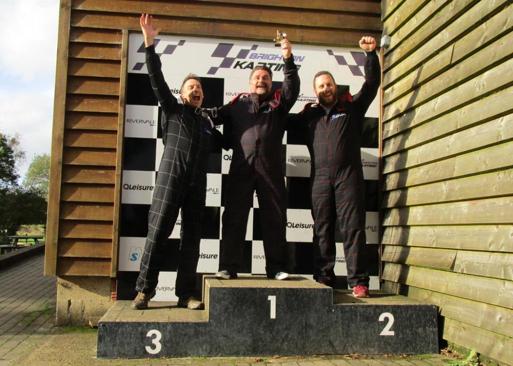 The CCWS London team win on the track