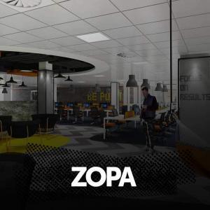 Zopa office design by CCWS Interiors London
