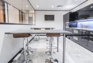 Birchin Court redesigned office kitchen