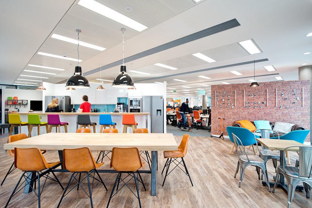 Currency Cloud redesigned office canteen & kitchen