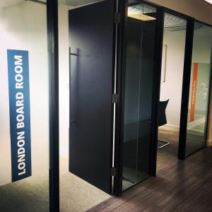Office refurbishment in London by CCWS for London Board Room