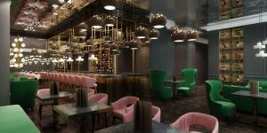 Office dining area interior design by CCWS commercial interior designers in London