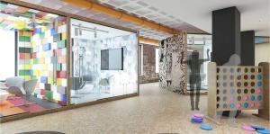 King office staff games area concept design by CCWS London