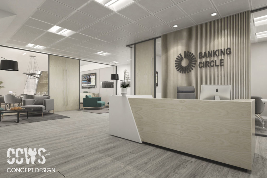 Banking Circle Office Refit London - Concept Design